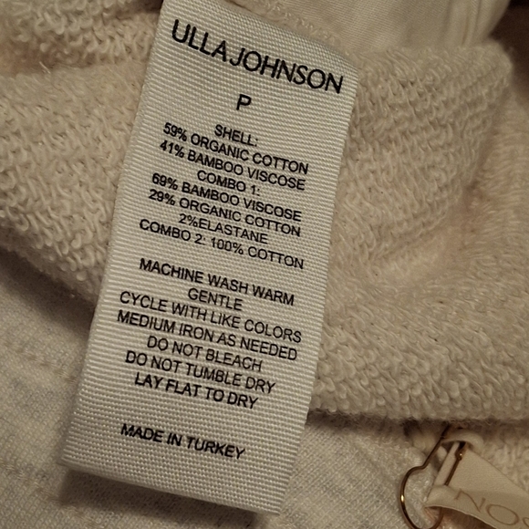 Ulla Johnson Clarke Pants Wide Leg Relaxed Fit Sweatpants Women Size Petite - Picture 16 of 16